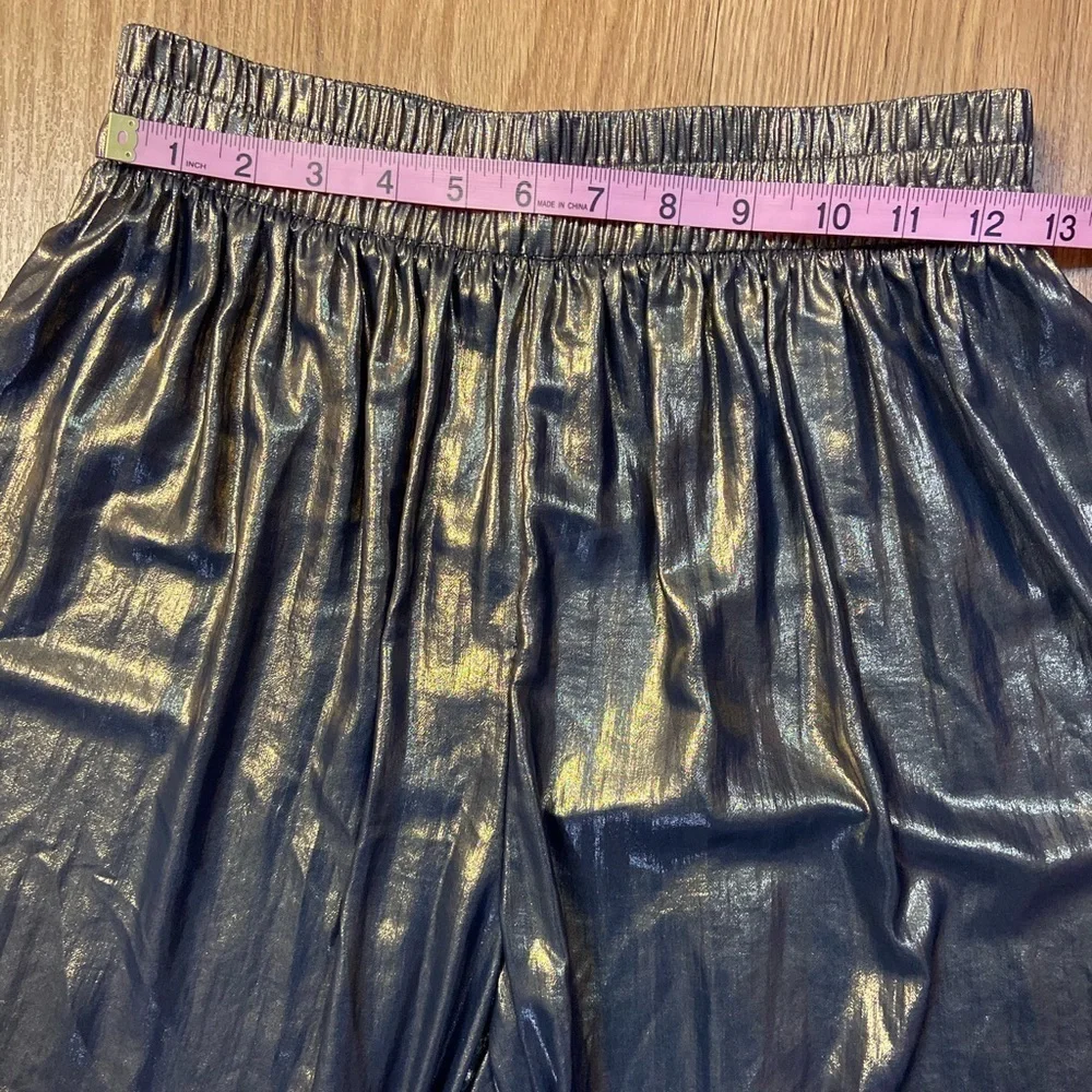 ZARA metallic ballon joggers style pants
